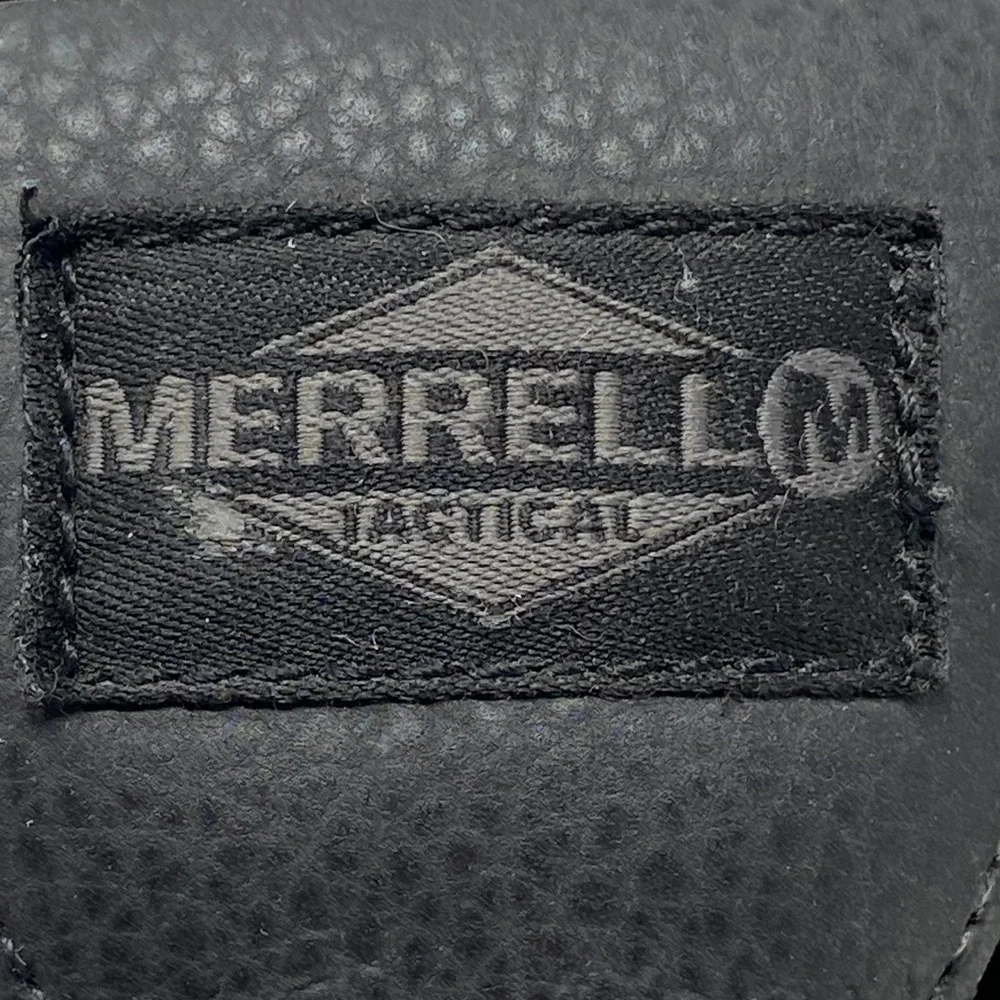 Merrell Tactical Moab 2 Mid Waterproof Boots Mens 13 Black J15853 Vibram Hiking